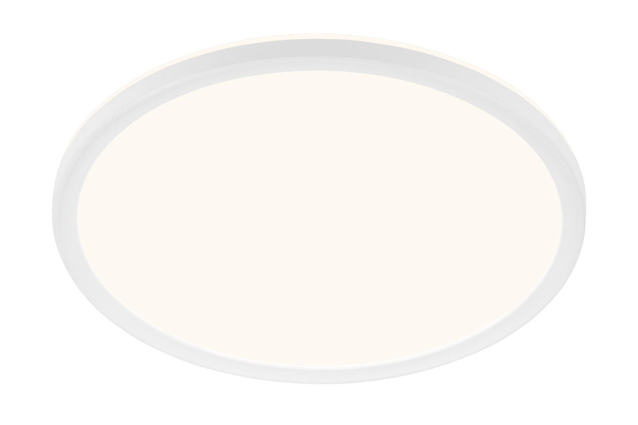 Briloner LED Panel Slim Ø 48 cm, weiß, ultraflach