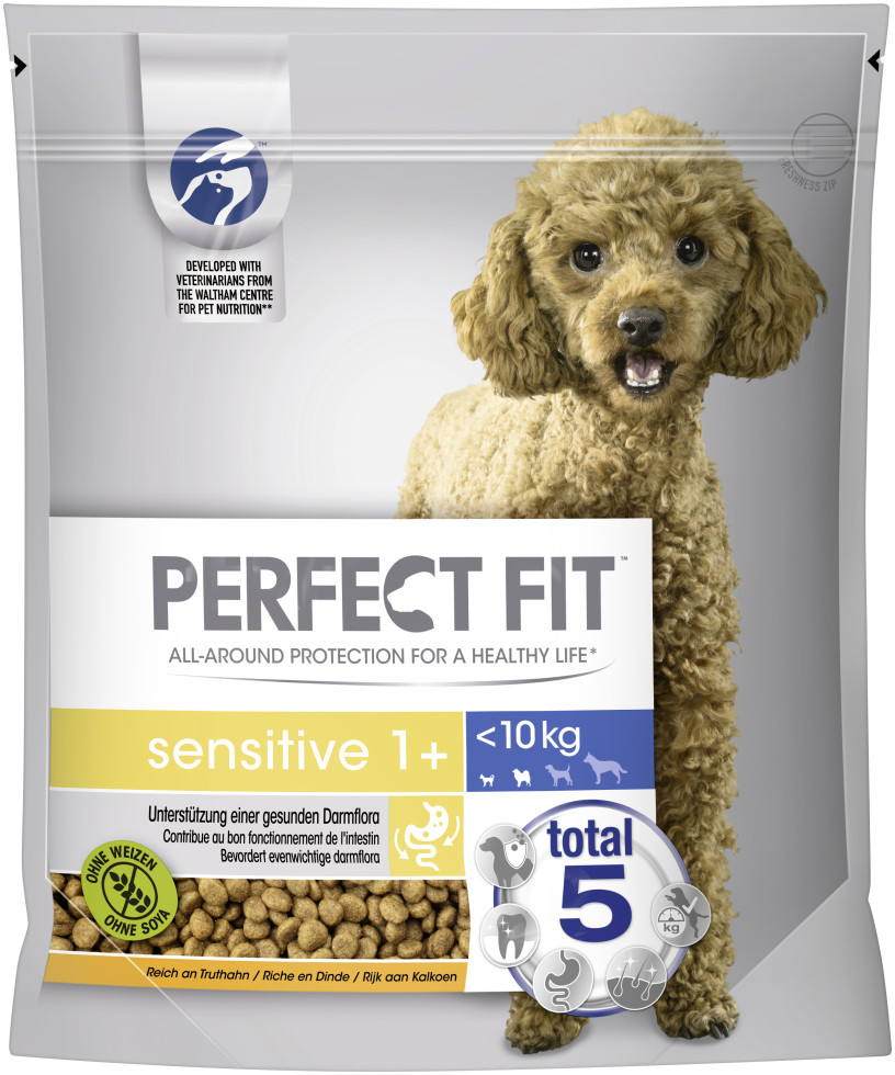 Perfect Fit Sensitive Adult 1+ Hundefutter für kleine Hunde Truthahn 1