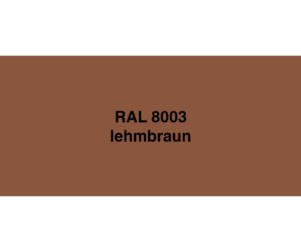 TRISTARcolor RAL 8003 Lehmbraun Spraydose – 400 Ml, Matt, Schnelltrocknend, Made In Germany