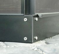 Vitavia Fundamentrahmen 3800 192 x 192 cm schwarz 12,5 cm hoch