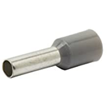 Isolierte Aderendhülse 4 mm² grau, Inhalt 50 Stück