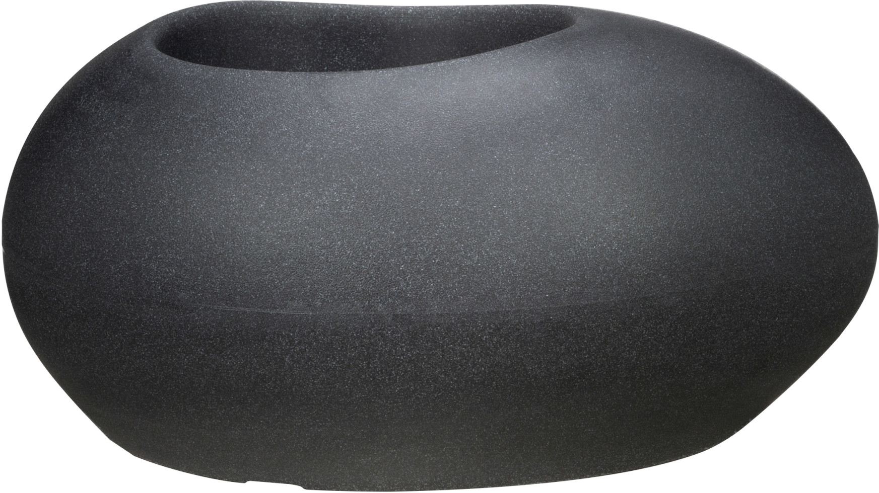 Scheurich Pflanzgefäß Flow Serie 280 schwarz-granit Ø 73 cm