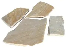 Polygonalplatten Quarzit beige-mix