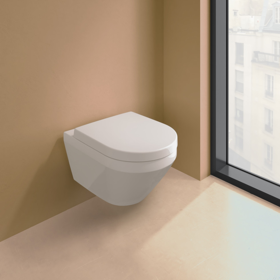 Villeroy & Boch Wand Tiefspül WC Targa Pure Twist spülrandlos inkl. WC ...