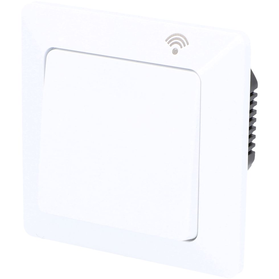 Unitec WIFI Schalter weiss steuerbar per Tuya-App, Unterputz