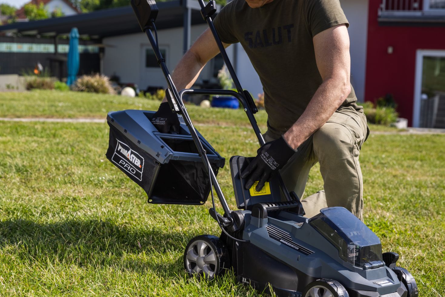 Primaster Pro AkkuRasenmäher PMARM Pro Solo 20 V 33 cm Schnittbreite