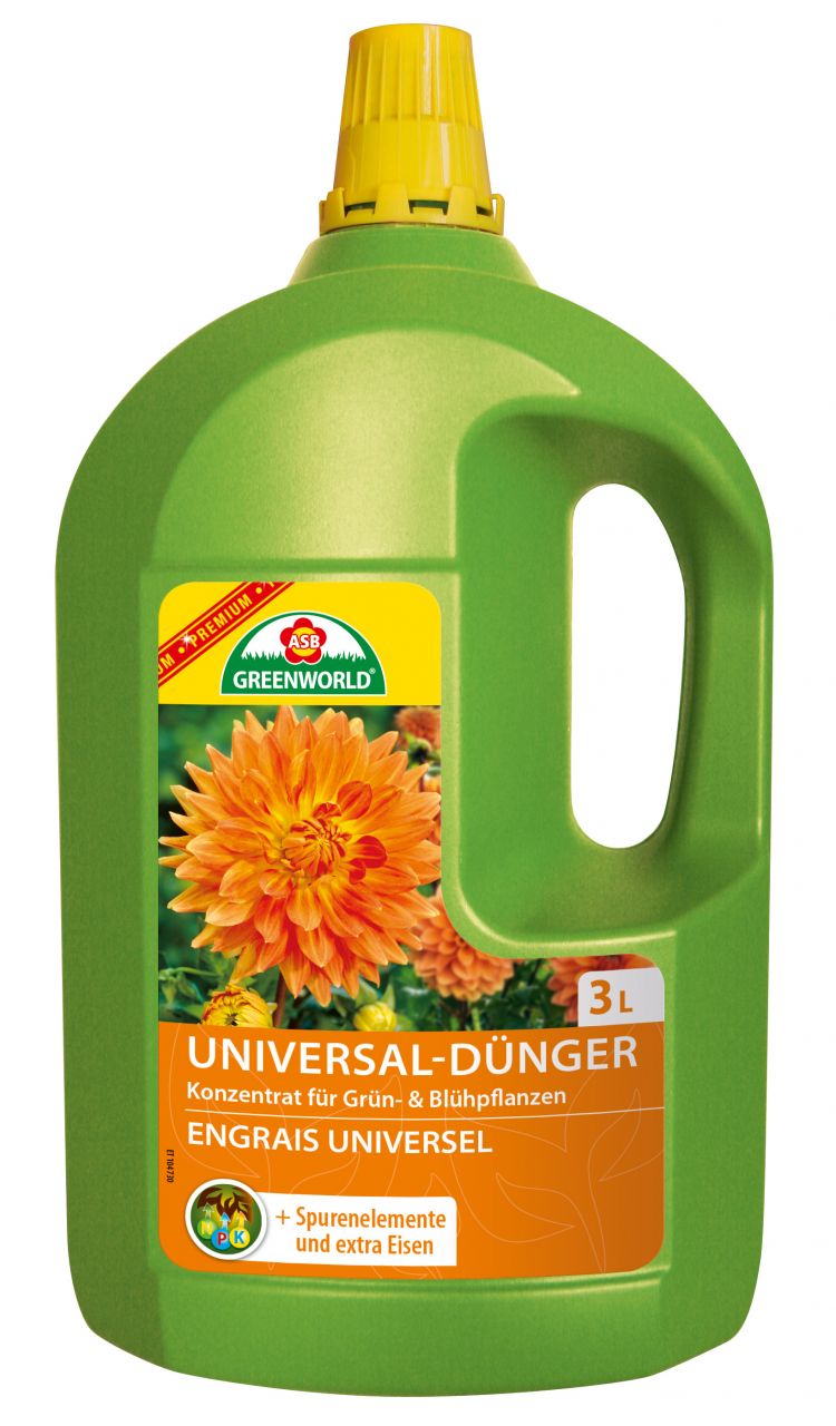 ASB Greenworld Blumen Beet u. Balkon Dünger 3L Blumendünger GLO688300977