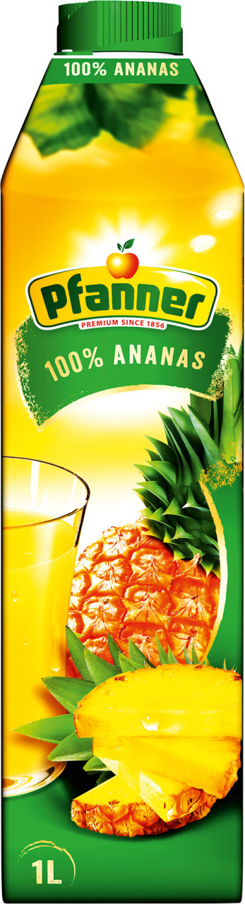 Pfanner Saft Ananassaft 100% 1 l GLO643032423