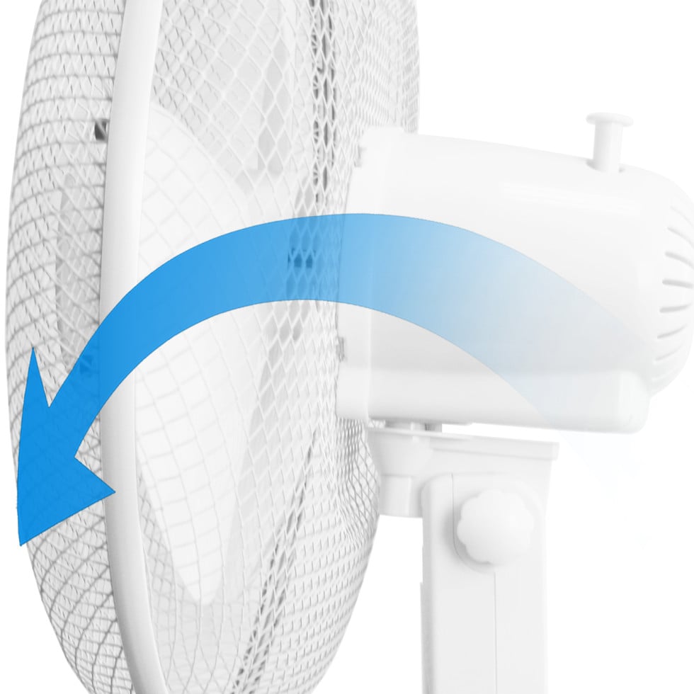 Emerio Standventilator Ø 40 cm weiß kaufen Globus Baumarkt