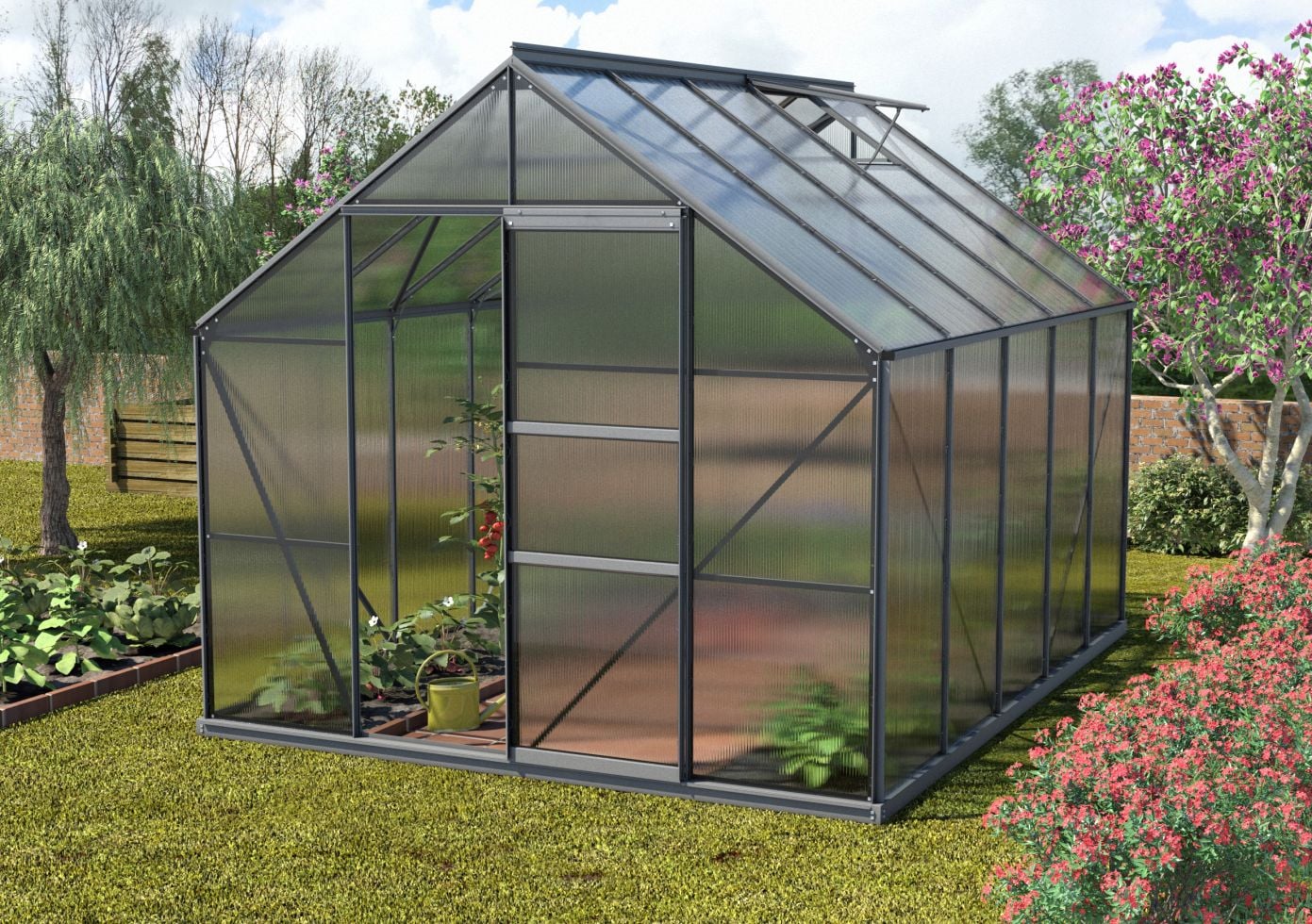 Vitavia Gewächshaus Merkur 9900 254 x 379 cm 6 mm HPK