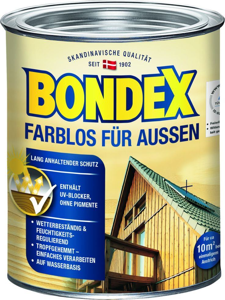 Bondex Farblos für Außen 750 ml farblos GLO765150337