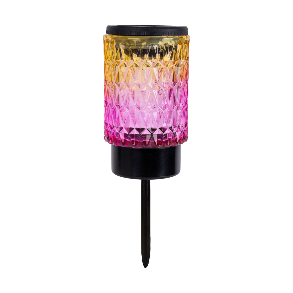 Light & More LED Solarleuchte Erdspieß rosa