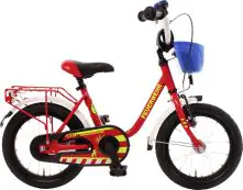 Bachtenkirch Kinderfahrrad Feuerwehr 14 Zoll feuerrot