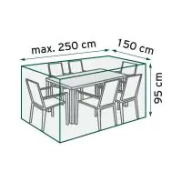 TrendLine Schutzhülle Exclusive 250x150cm für Sitzgruppen
