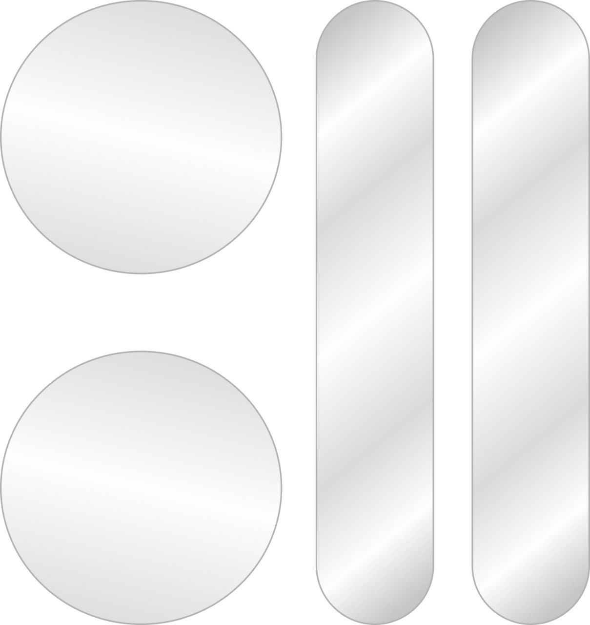 Hermann Schütz Aufkleber Reflektionsstreifen und -punkte weiß 4 Motive GLO680201588