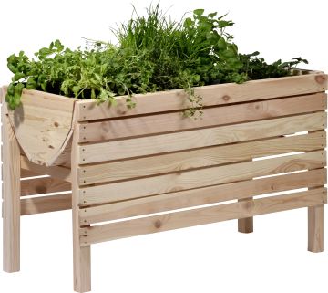 Dobar Hochbeet inkl. Pflanzfolie 100 x 45 x 60 cm kaufen Globus Baumarkt