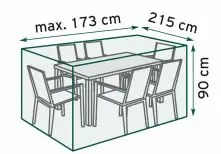 TrendLine Schutzhülle Basic 173x215cm für Sitzgruppen