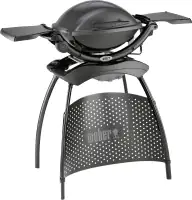 Weber Elektrogrill Q1400 Stand Grillfläche: 43 x 32 cm, dunkelgrau