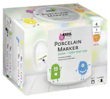 KREUL Porcelain Marker medium Junior Set Color your cup
