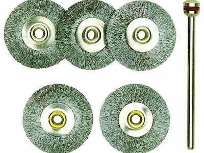 Proxxon Micromot Radbürsten Stahl 5 Stück