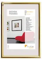 Kunststoff Bilderrahmen Design Frames gold, 10,5 x 15 cm