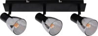 Primaster LED-Deckenlampe 3er Spot Miami E14 38 x 12,5 cm schwarz