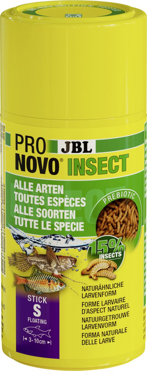 JBL Aquaristik JBL Fischfutter Pronovo Insect Stick S Insektensticks Fischfutter 100 ml GLO629501249
