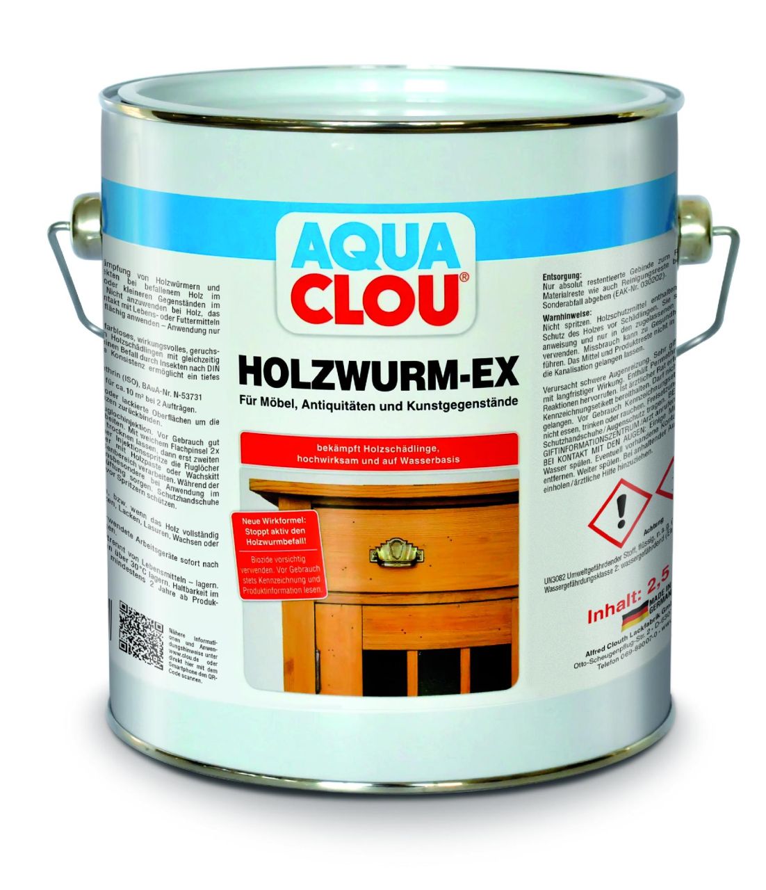 Aqua Clou Holzwurm Ex 2,5 L GLO765151258