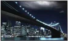 papermoon Infrarotheizkörper EcoHeat 60X120 cm 750 Watt, Brooklyn Brücke