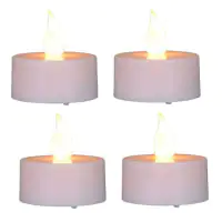 TrendLine LED Teelichter batteriebetrieben 4er- Set