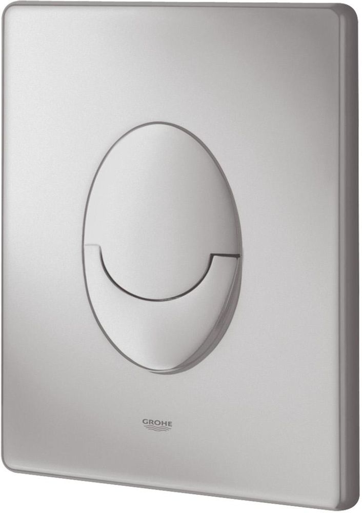 Grohe Betätigungsplatte Start chrom matt, Zweimengenspülung GLO782022403