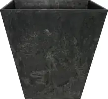 Artstone Topf Ella 35 x 35 x 34 cm schwarz