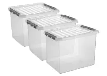 Sunware Aufbewahrungsbox Q-Line 52 L 3-er Set