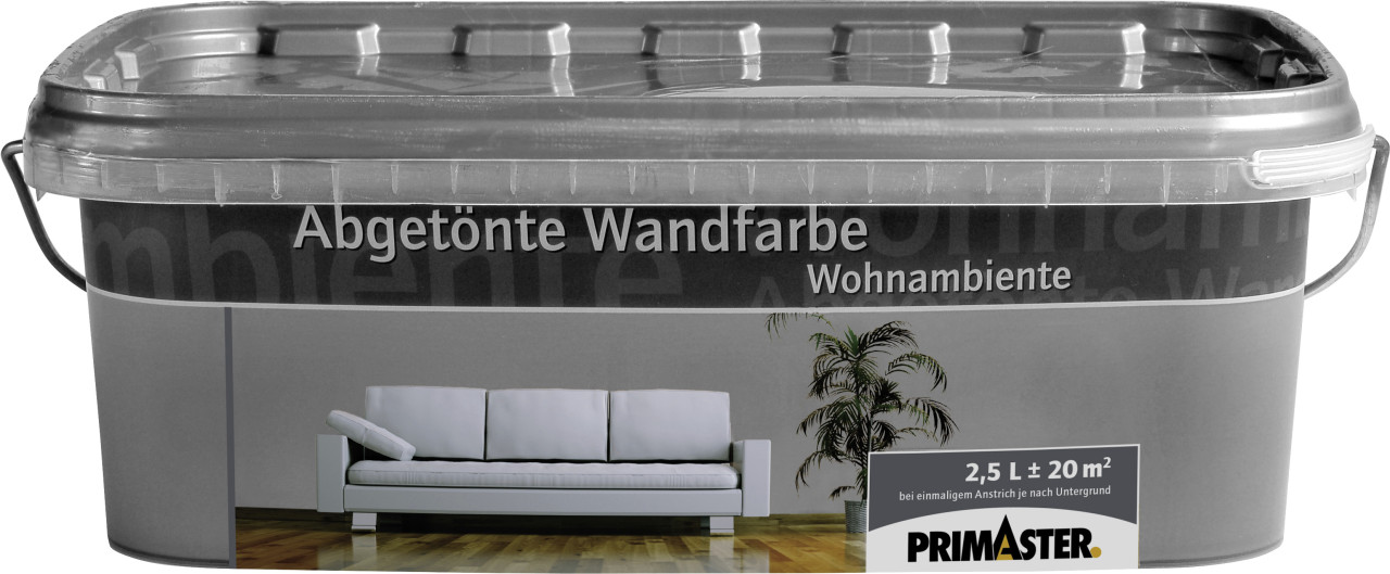 Primaster Wandfarbe Wohnambiente 2,5 L stahl