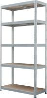 Metallsteckregal 180 x 90 x 40 cm 5 Holzböden 875 kg