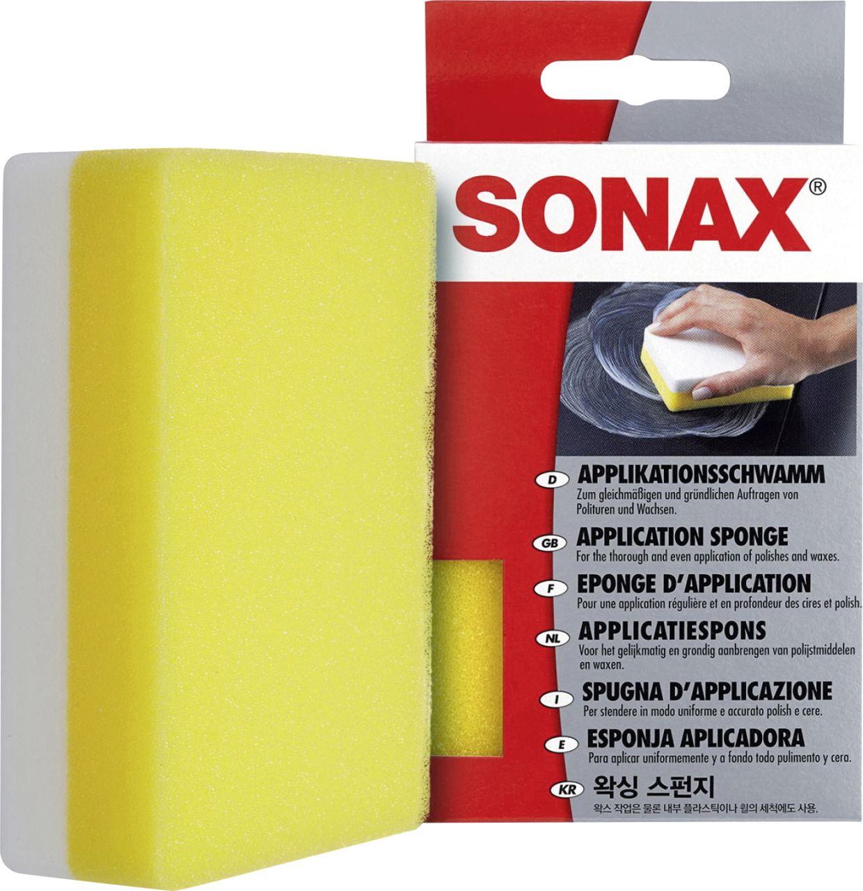 Sonax Applikationsschwamm 8,3x15,1x3,8cm GLO680402378