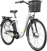 Zündapp E-Bike City Z510 700c 28 Zoll 3-Gang 374 Wh weiß grün