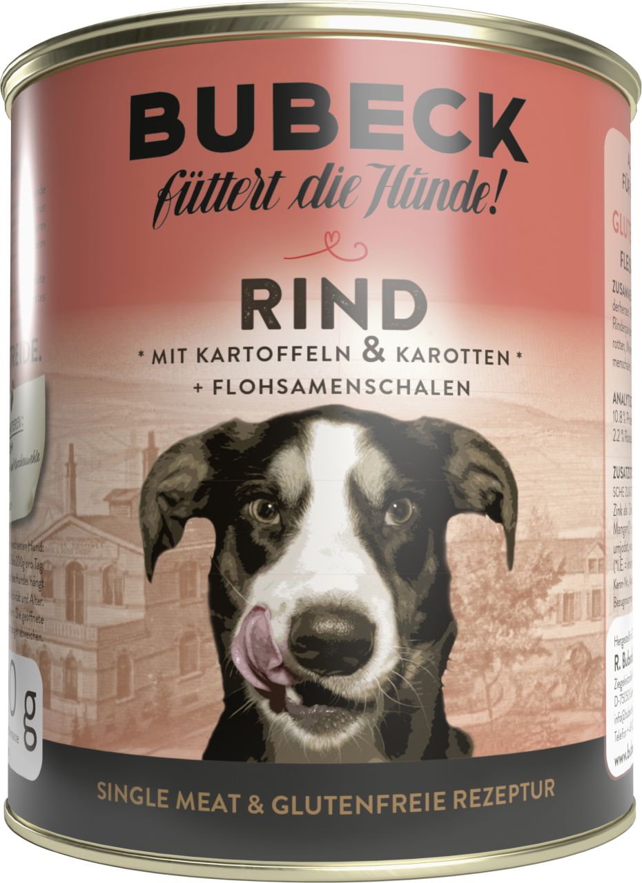 Bubeck Adult Rind Hundefutter 800 g GLO629307579