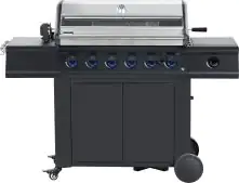 Primaster Gasgrill Mendoza 6100 Grillfläche: 89 x 43 cm