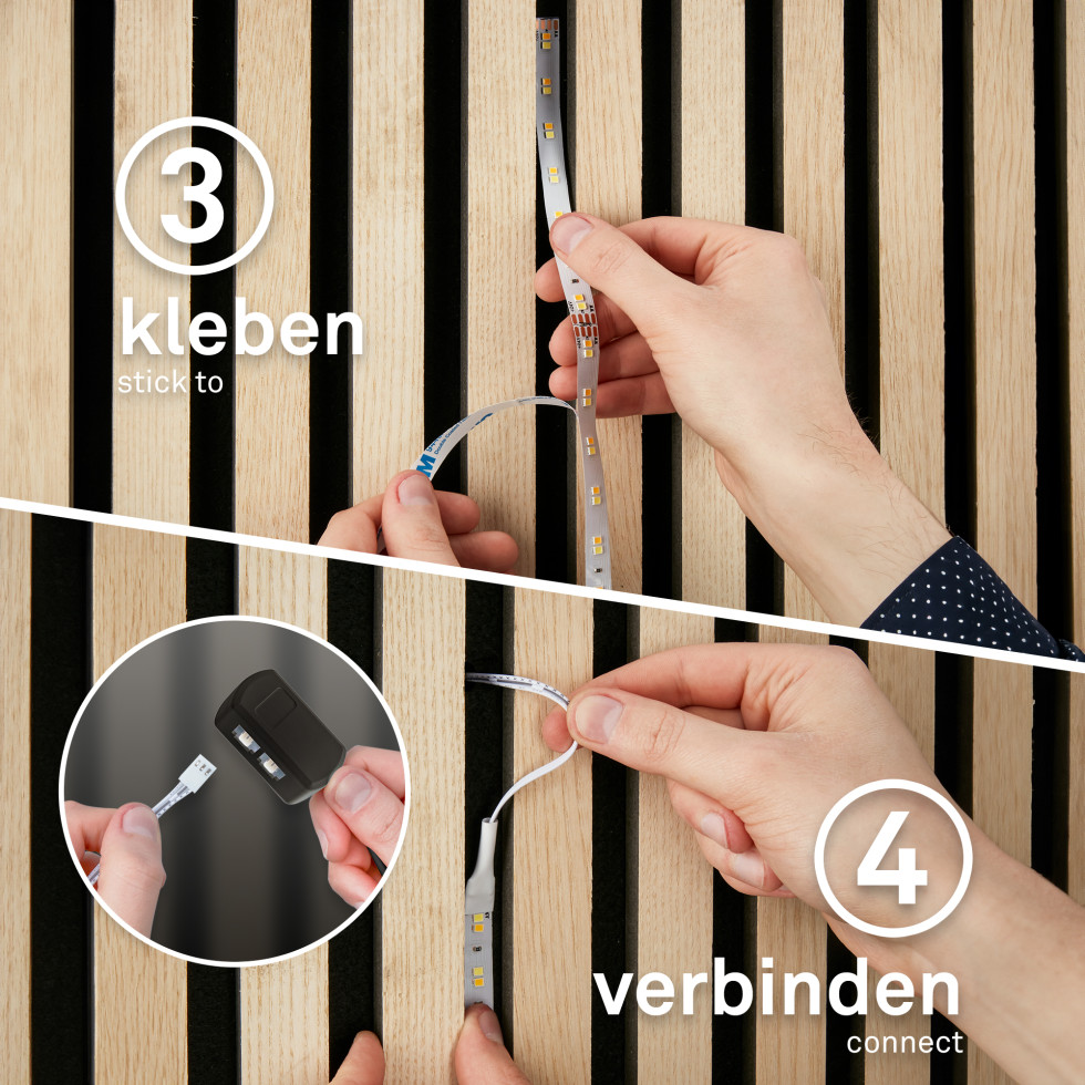 PC Profil Diffusor für Akustikpaneele Kunstoff 130 cm Rauchglas Optik ...