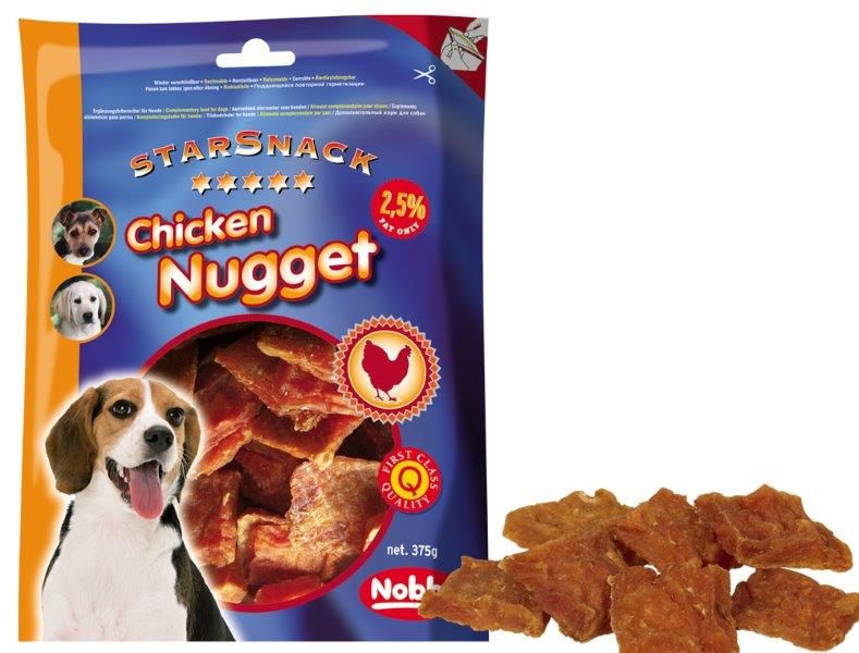Nobby StarSnack Chicken Nugget 375 g GLO629304125