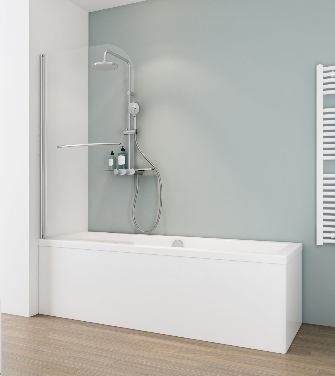 Schulte Badewannenaufsatz D1680 1-tlg. 80 x 140 cm GLO782301254