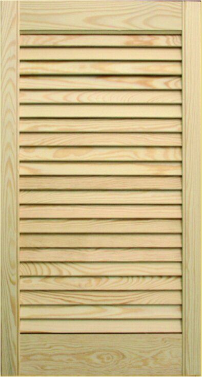 Lamellentür 39,5 x 39,4 x 2,2 cm, Kiefer