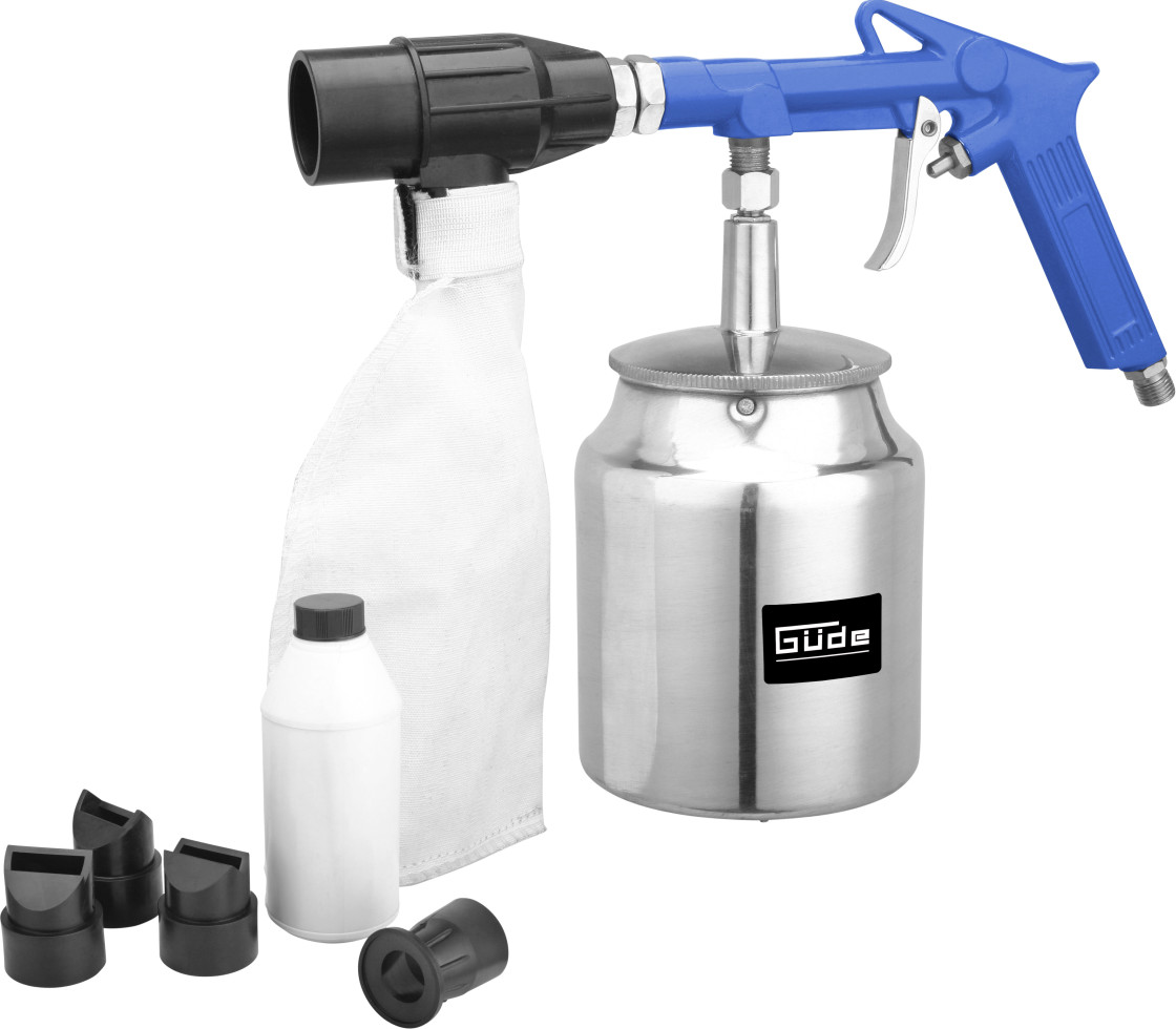 Sandstrahlpistole Mit Rückgewinnung - 4 Keramikdüsen Für Druckluft