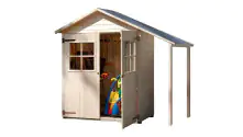 Weka Gerätehaus 357 A 224 x 85 cm natur mit Fußboden