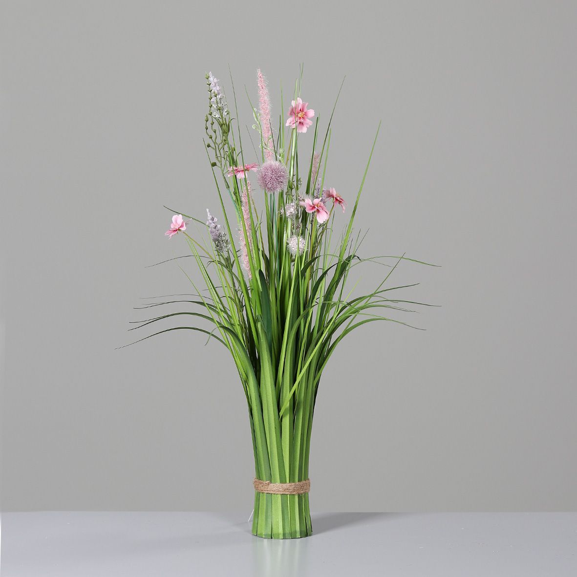 DPI künstliche Wiesenblumen Stehgras mit Blüten pink 65 cm GLO660754790