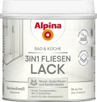 Alpina Bad & Küche Fliesenlack 3 in 1 weiß 500 ml