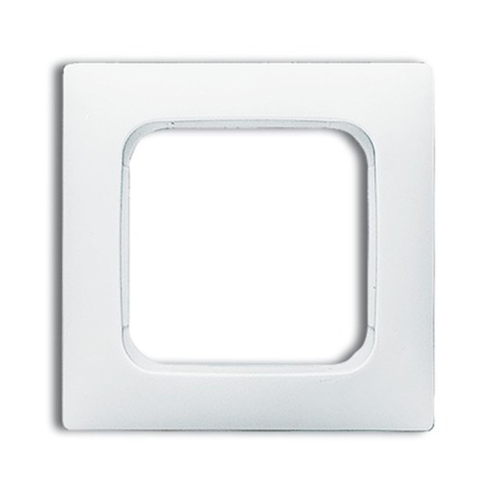 Busch-Jaeger Abdeckrahmen 1-fach Reflex SI Linear, alpinweiß, 2511-214K-102