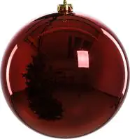 TrendLine Weihnachtskugel bruchfest, langlebig Ø 20 cm rot 1 Stück