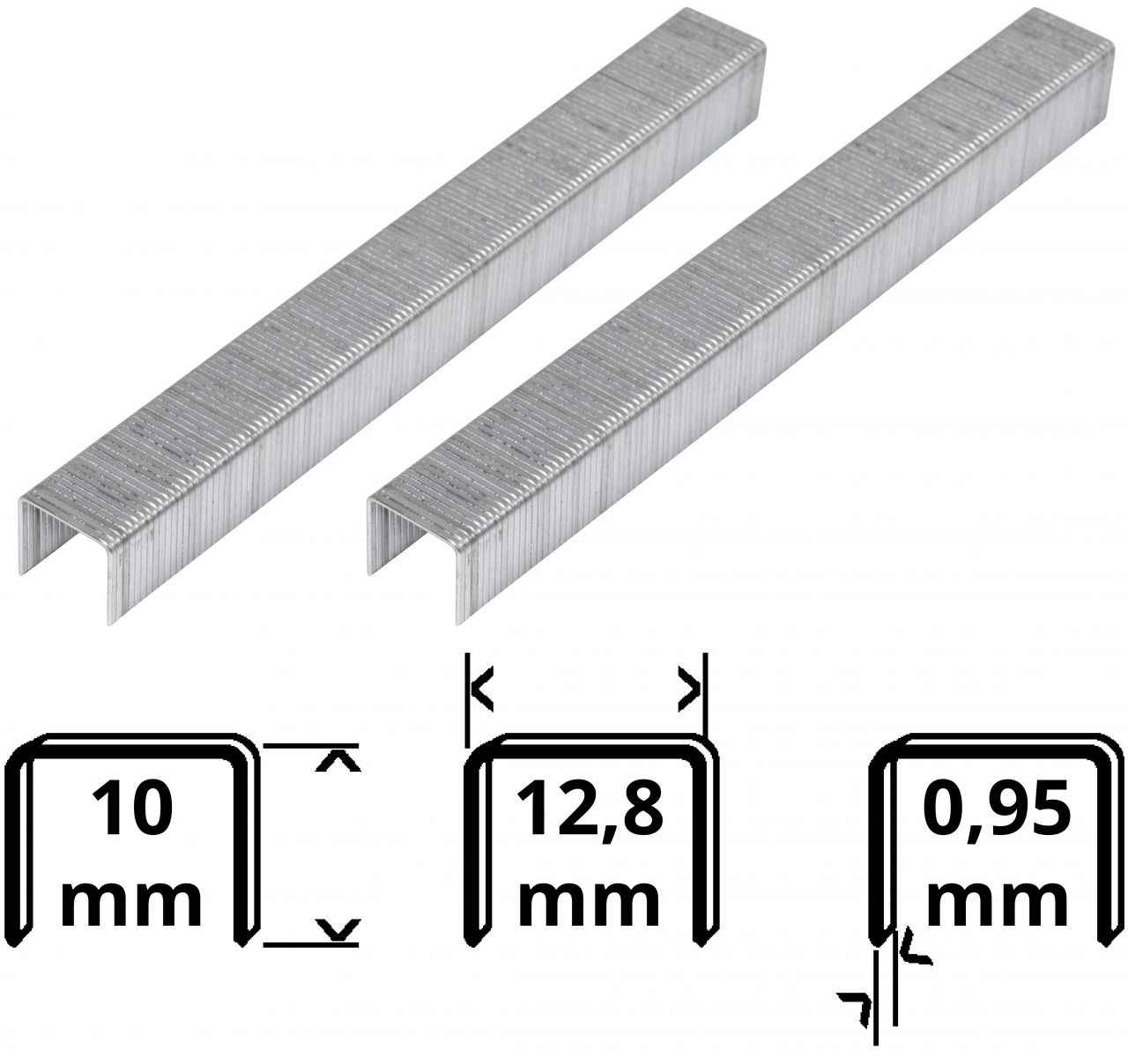 Güde Klammern 10 mm für Drucklufttacker KN 14 GLO761200086